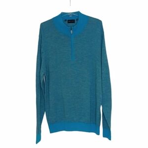 Bobby Jones 1930 Merino Wool Quarter Zip Golf Sweater Men's Sz XXL